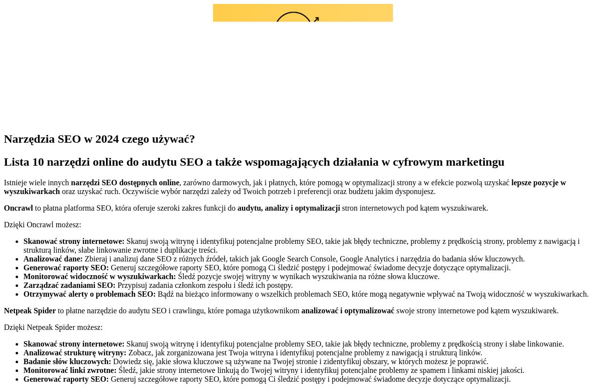 Najlepsze narzędzia SEO w 2024