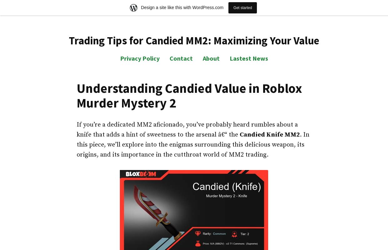 Trading Tips for Candied MM2: Maximizing Your Value