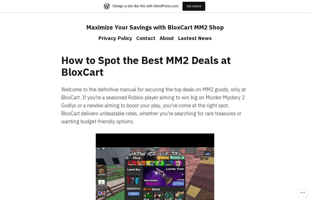 Maximize Your Savings with BloxCart MM2 Shop