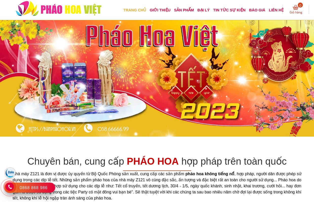 Cung cấp pháo hoa trên toàn quốc, pháo hoa bộ quốc phòng