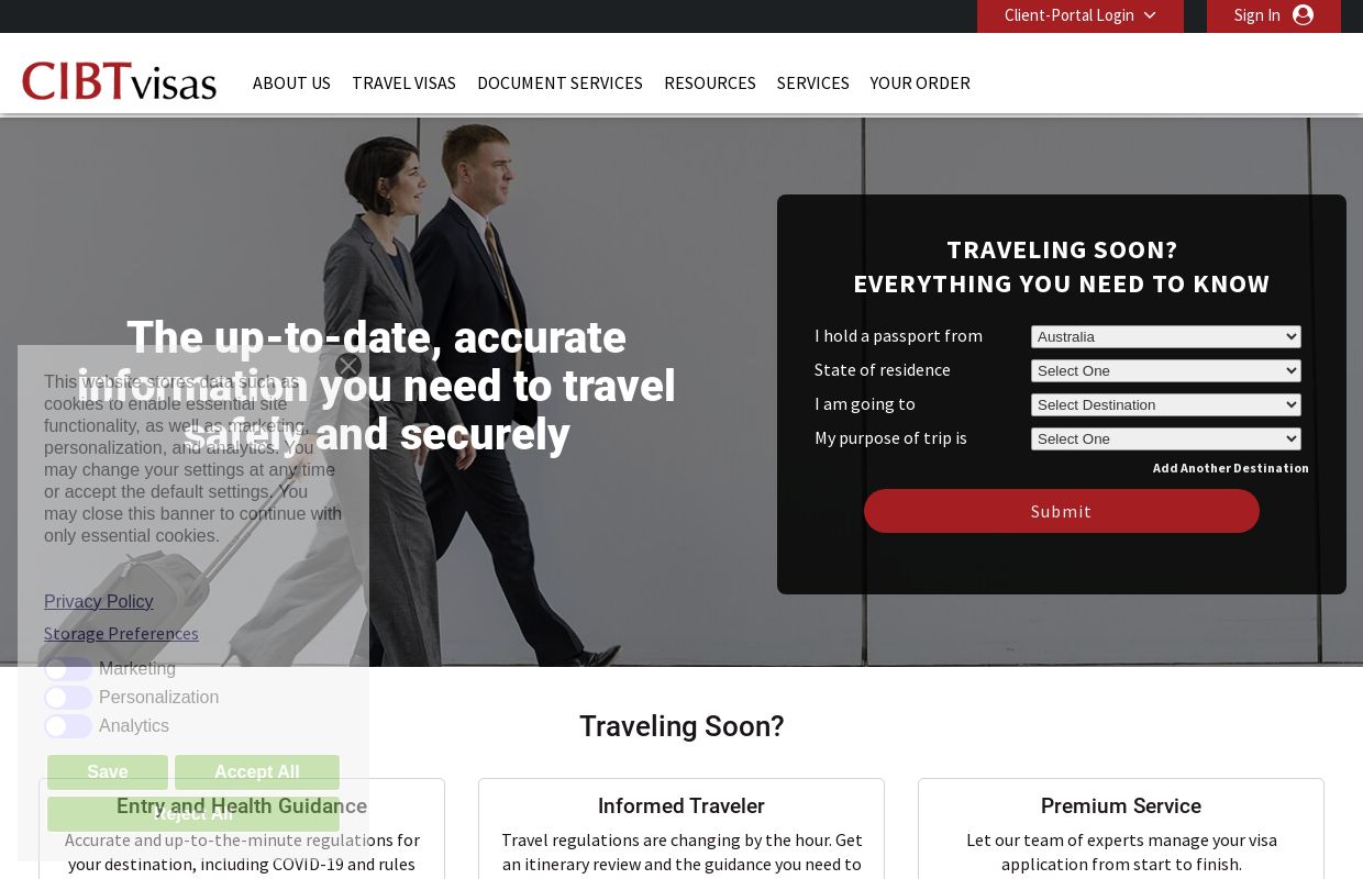 Travel Visas for Business Travel and Tourism | Fast, Easy, Secure