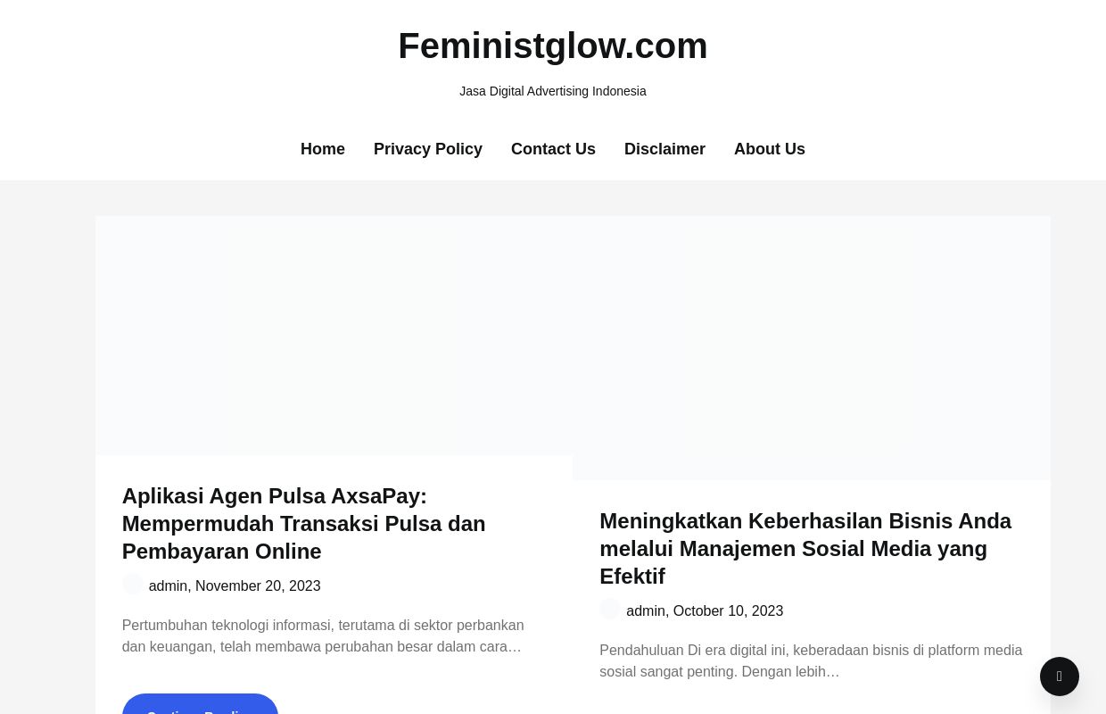 Feministglow.com - Jasa Digital Advertising Indonesia