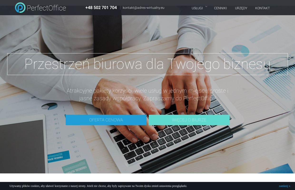 Wirtualne Biuro Warszawa od 0zł, Wirtualny adres Warszawa