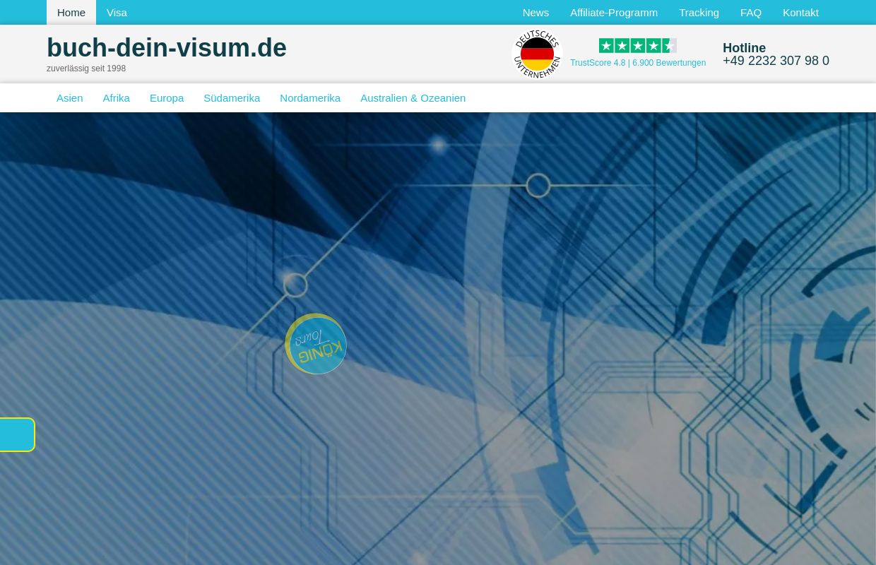 Visum für Reiseziele weltweit | Buch-dein-Visum.de