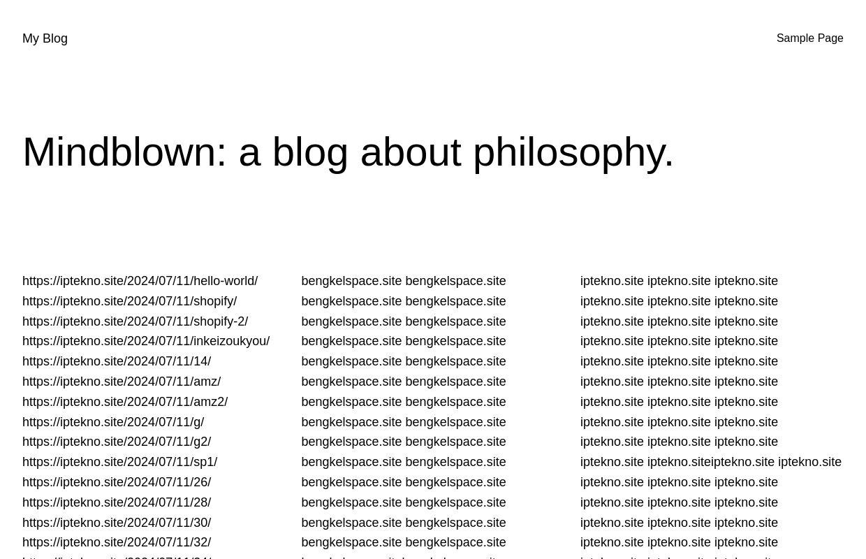 My Blog - My WordPress Blog