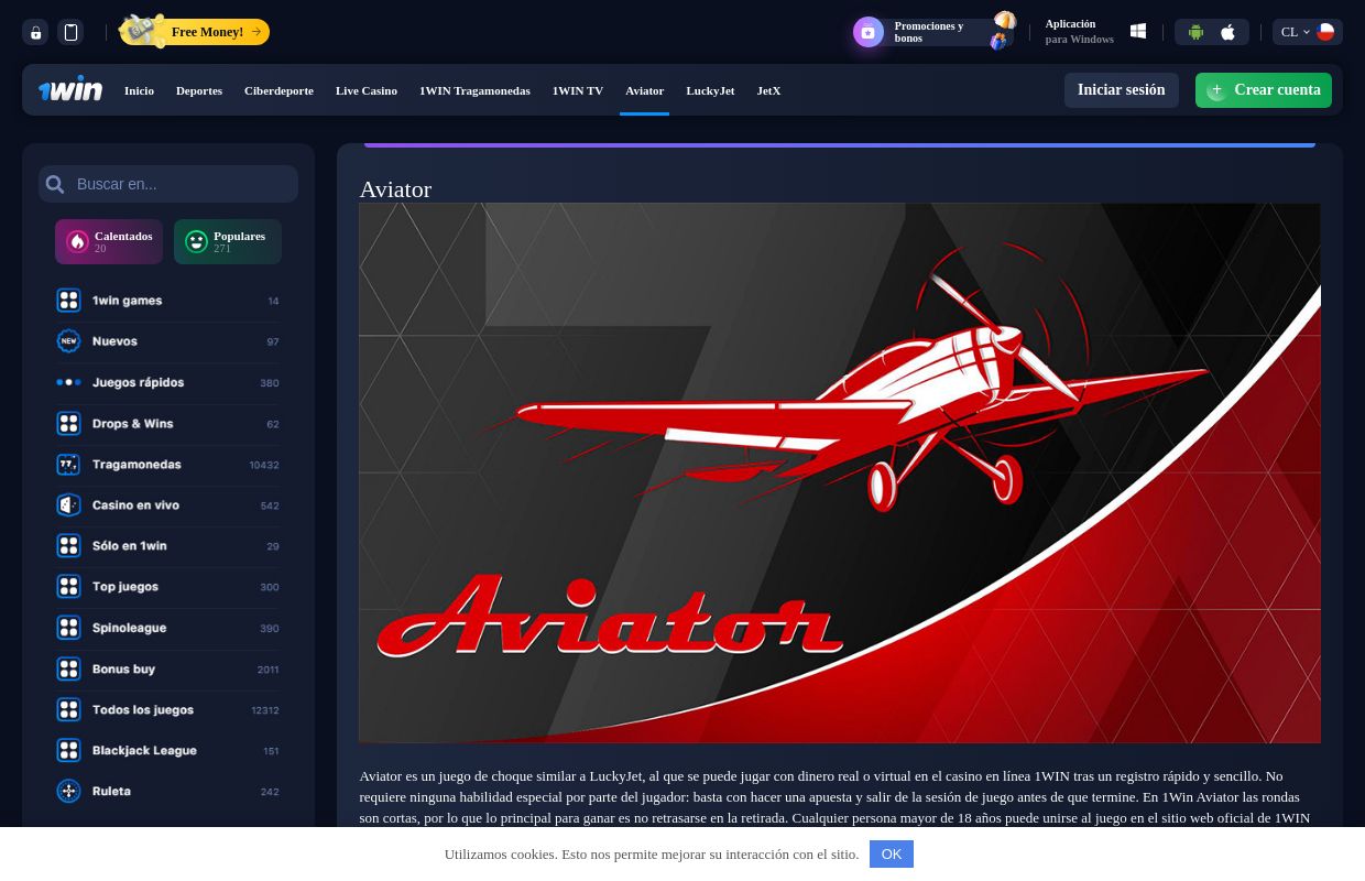 1WIN Aviator para jugar - sobre el juego, reglas, aplicaciones