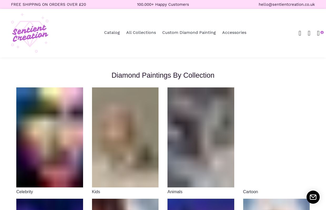 
      Diamond Painting Kits | Diamond Painting
      – Sentient Creation UK
    