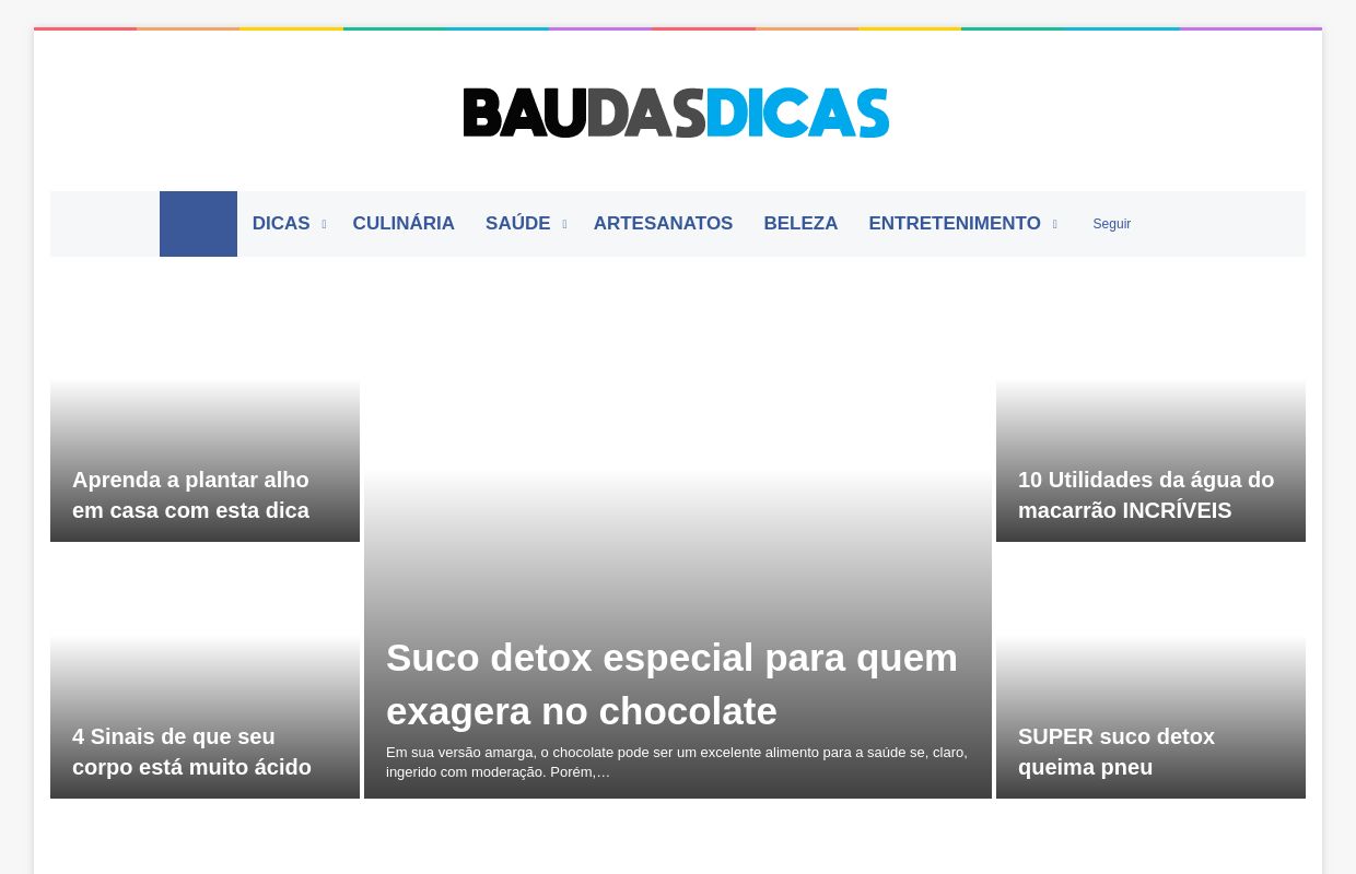 Bau das Dicas - As melhores DICAS estão aqui!!