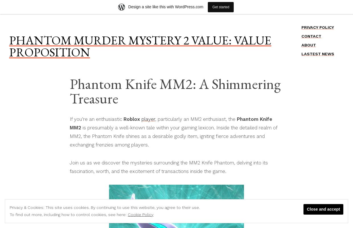 Phantom Murder Mystery 2 Value: Value Proposition