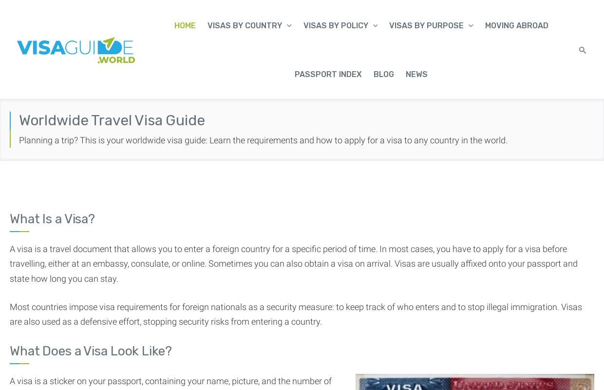 VisaGuide.World - Guide to Worldwide Travel Visa