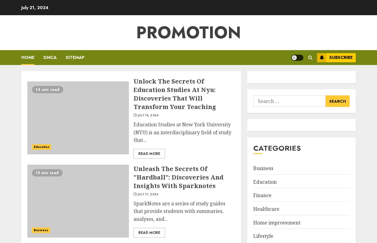 Promotion