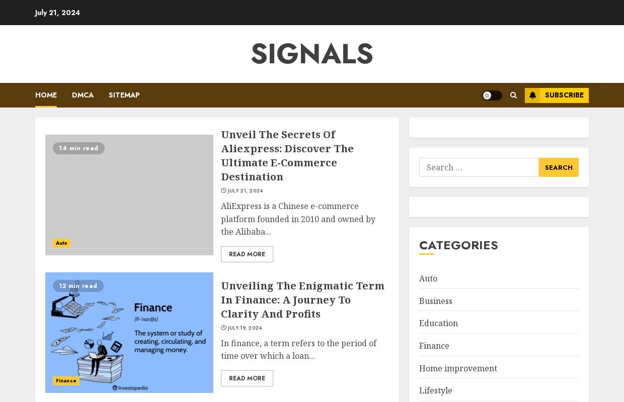 Signals