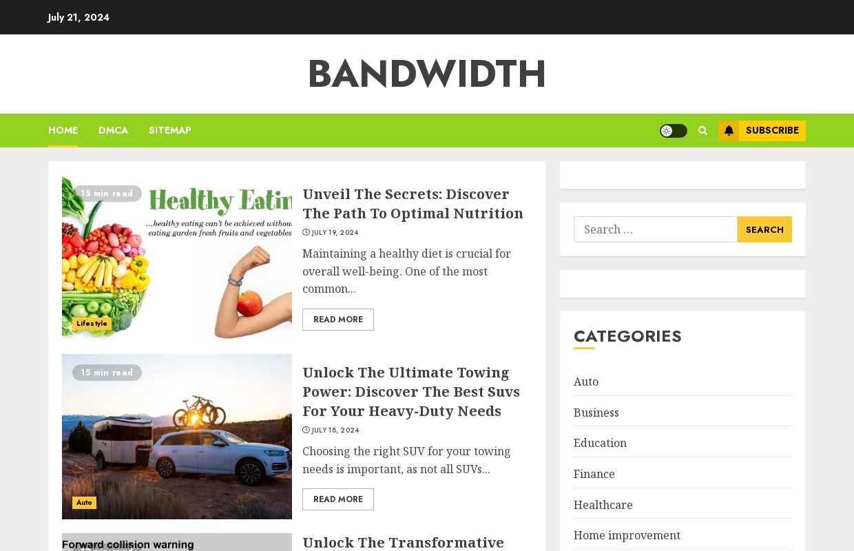 Bandwidth