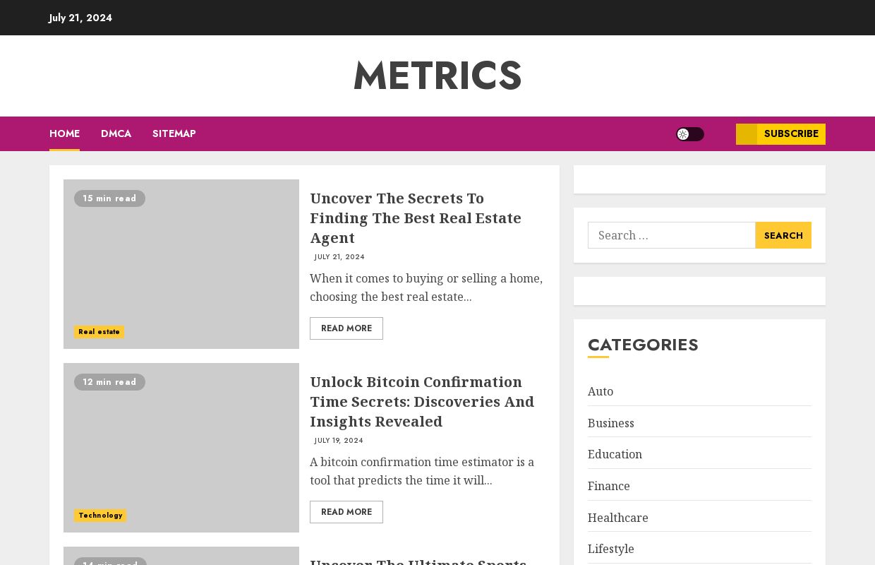 Metrics