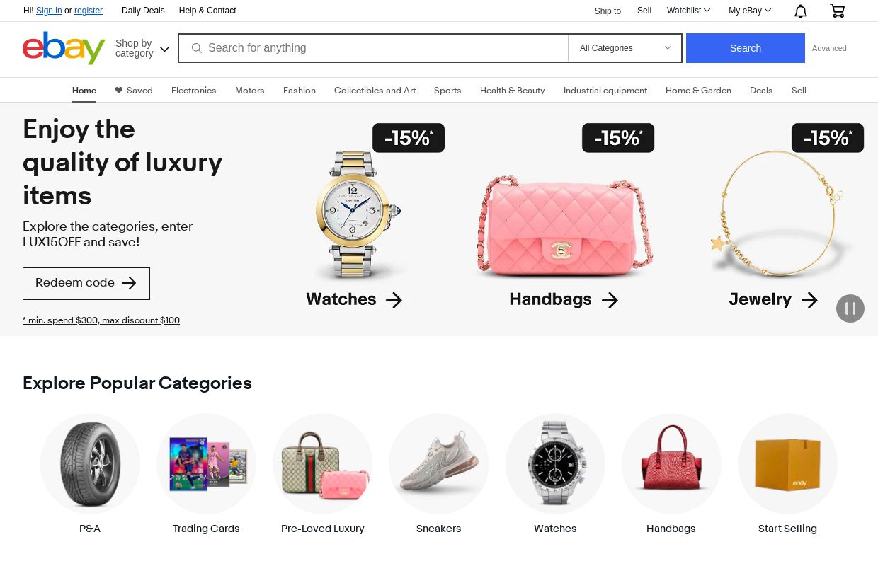  Electronics, Cars, Fashion, Collectibles, Coupons and More | eBay 