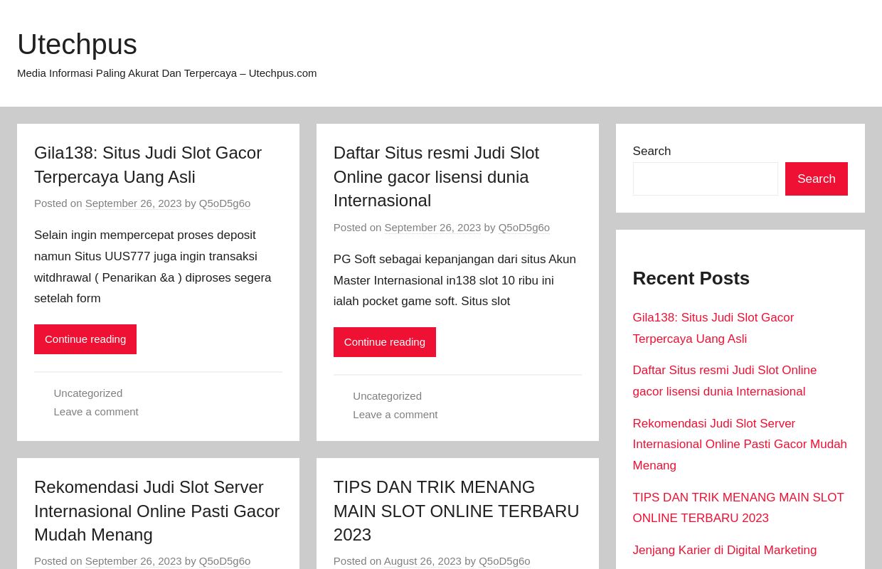 Utechpus - Media Informasi Paling Akurat Dan Terpercaya - Utechpus.com
