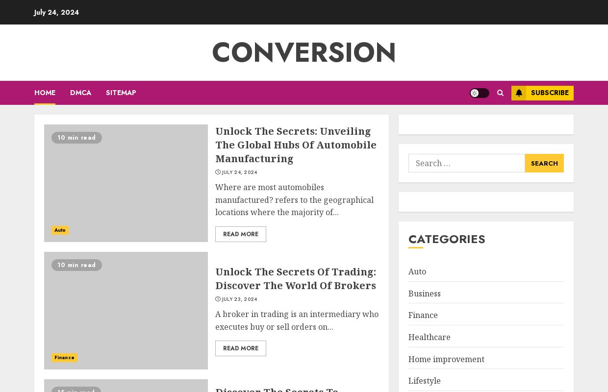 Conversion