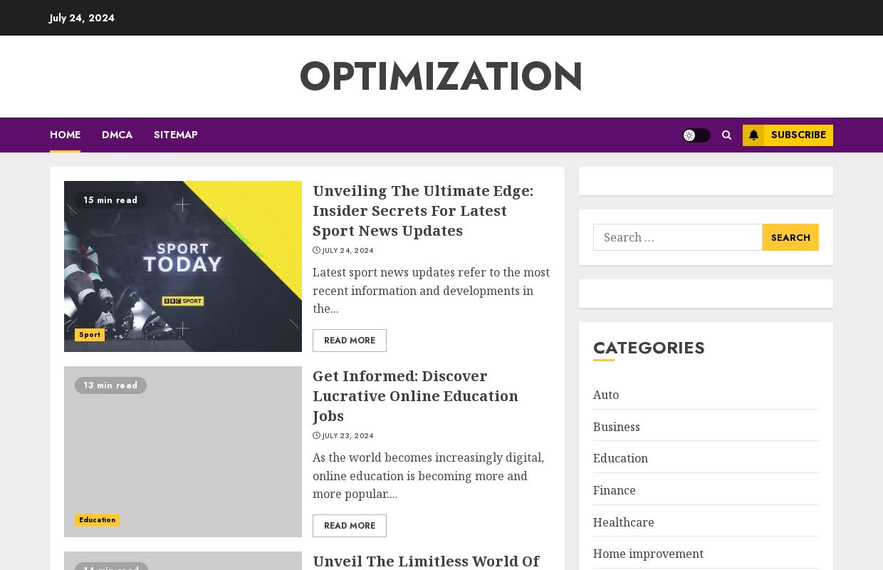 Optimization