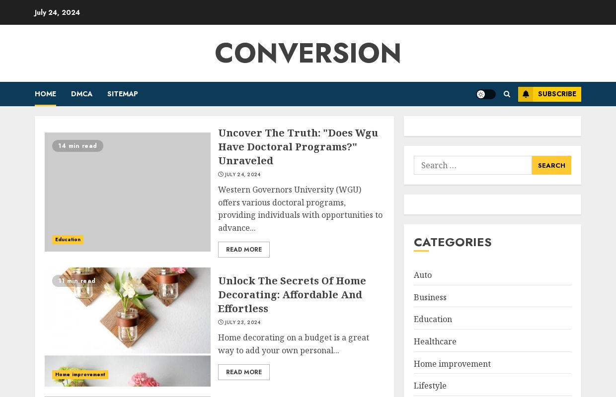 Conversion