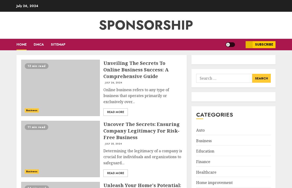 Sponsorship