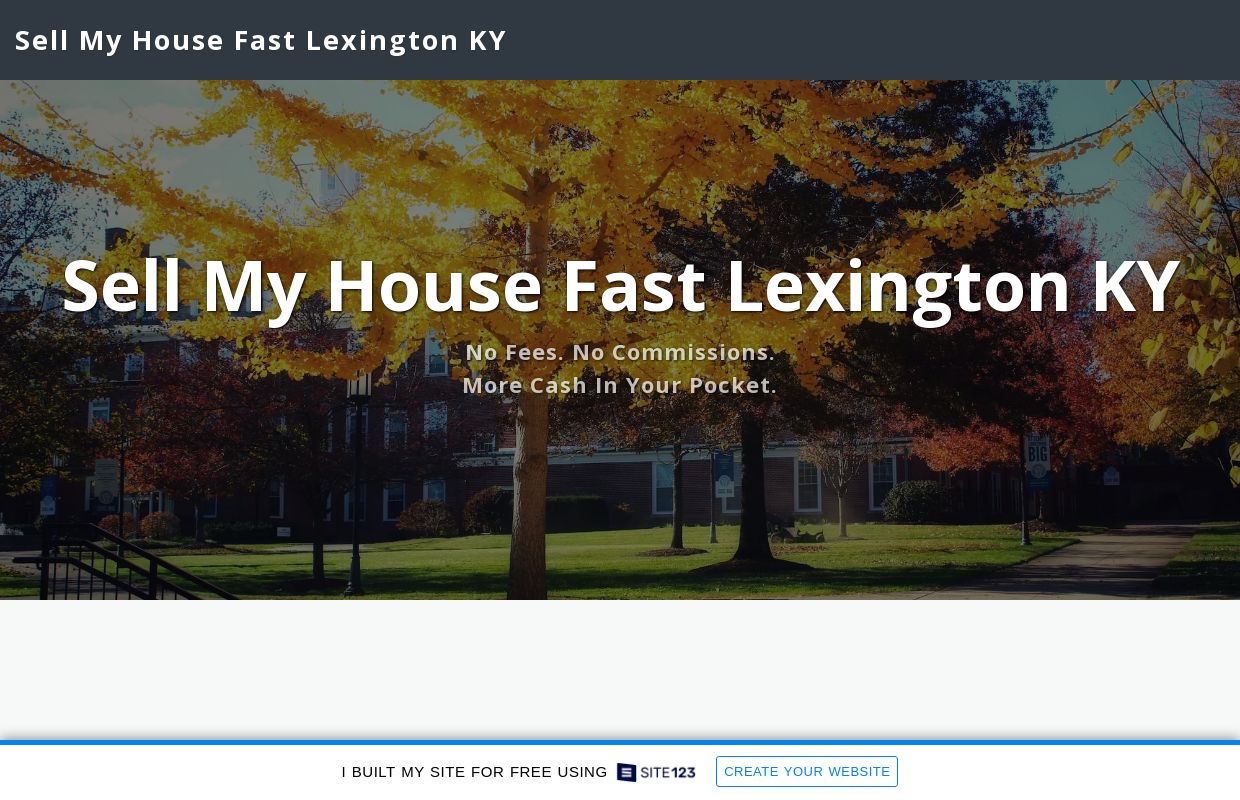 Sell My House Fast Lexington KY