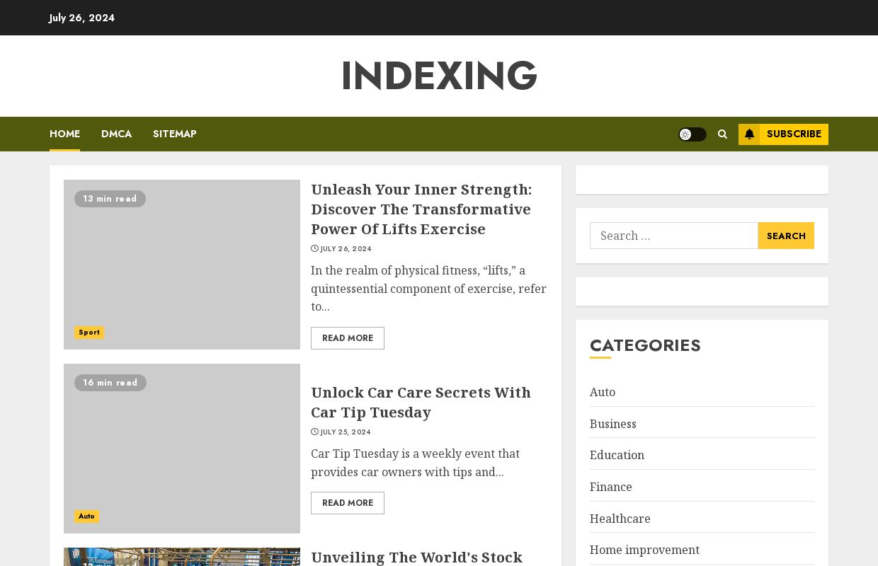 Indexing