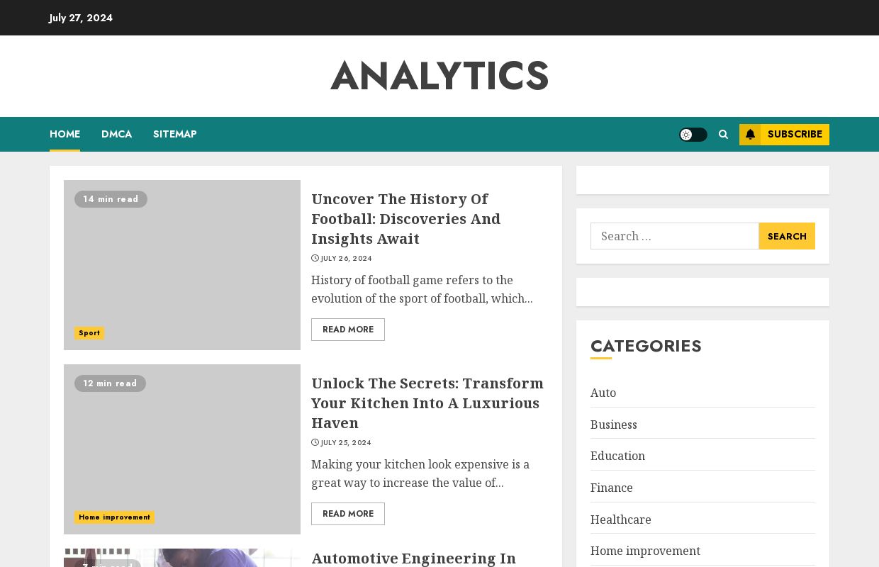 Analytics