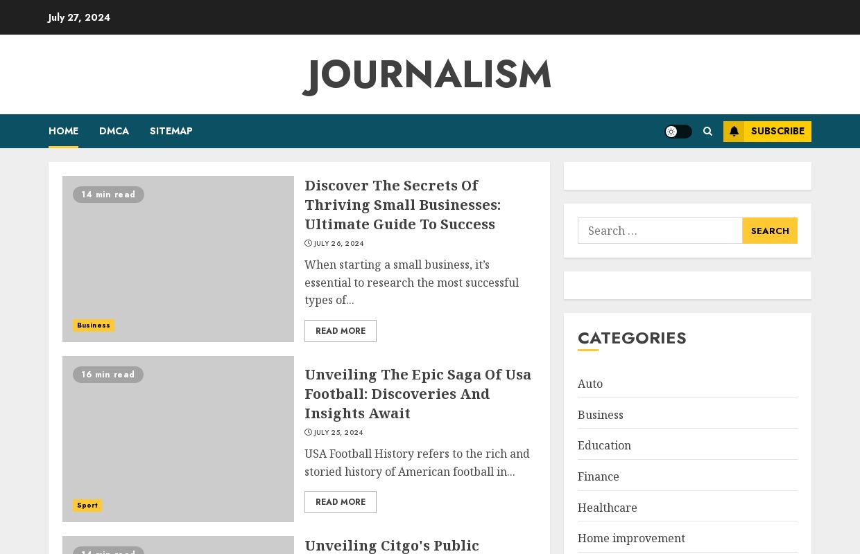 Journalism