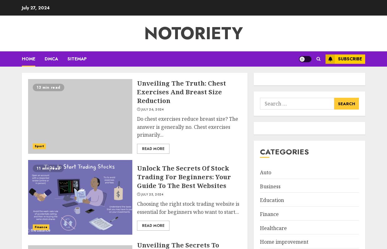 Notoriety