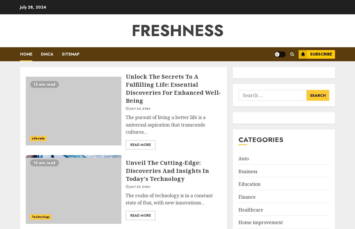Freshness