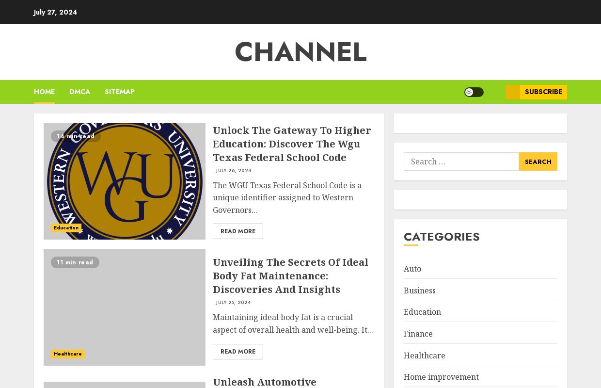 Channel