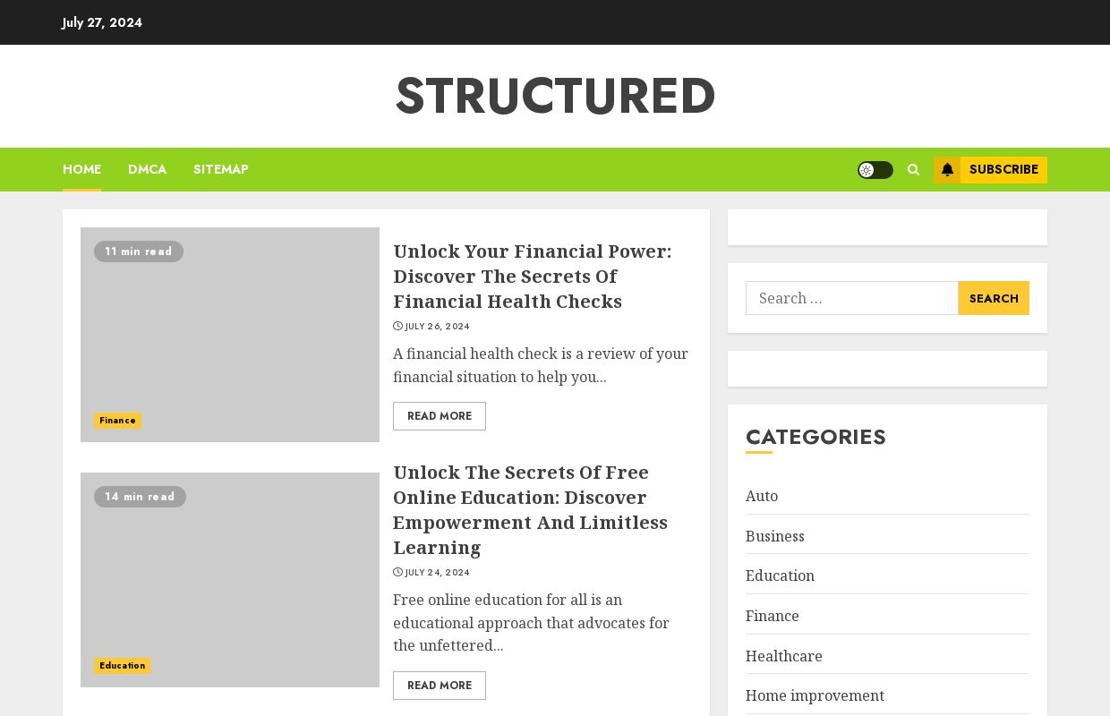 Structured