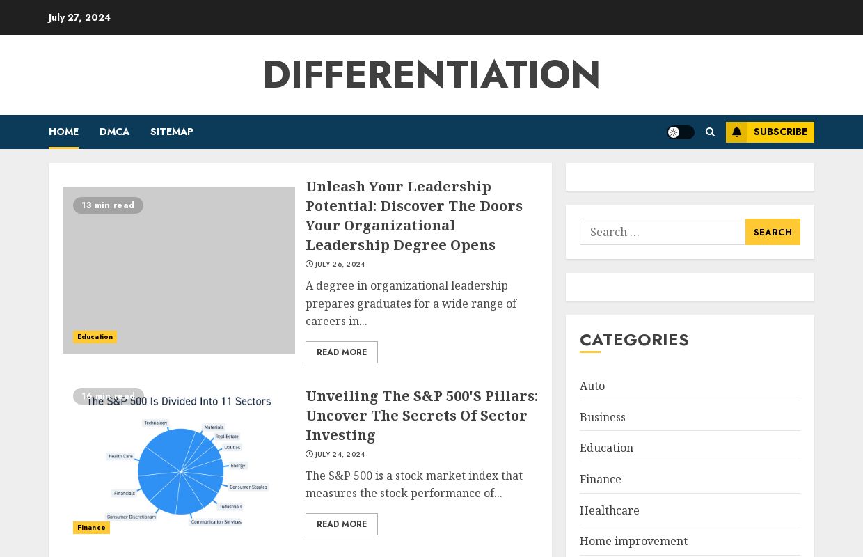 Differentiation