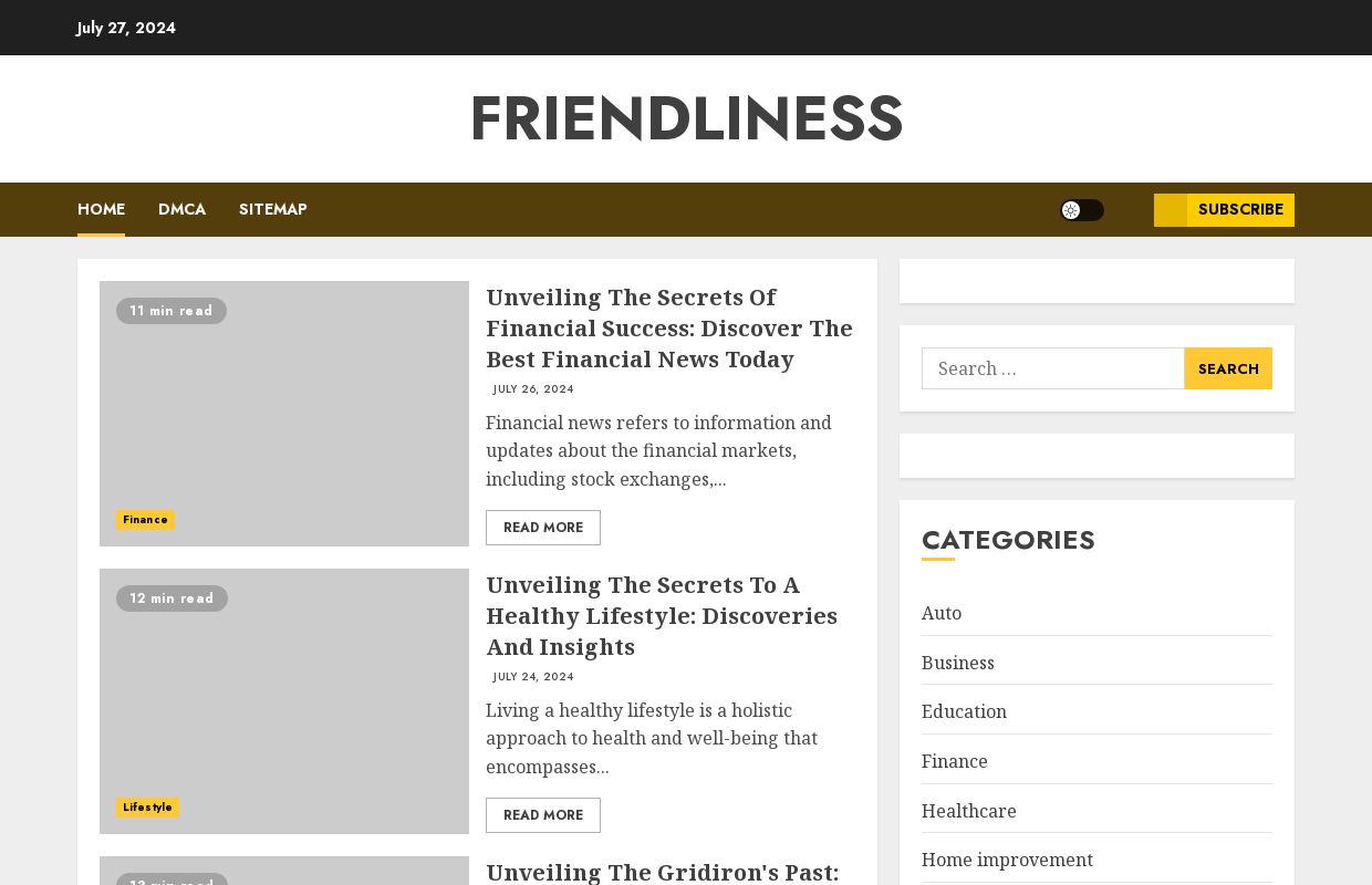 Friendliness