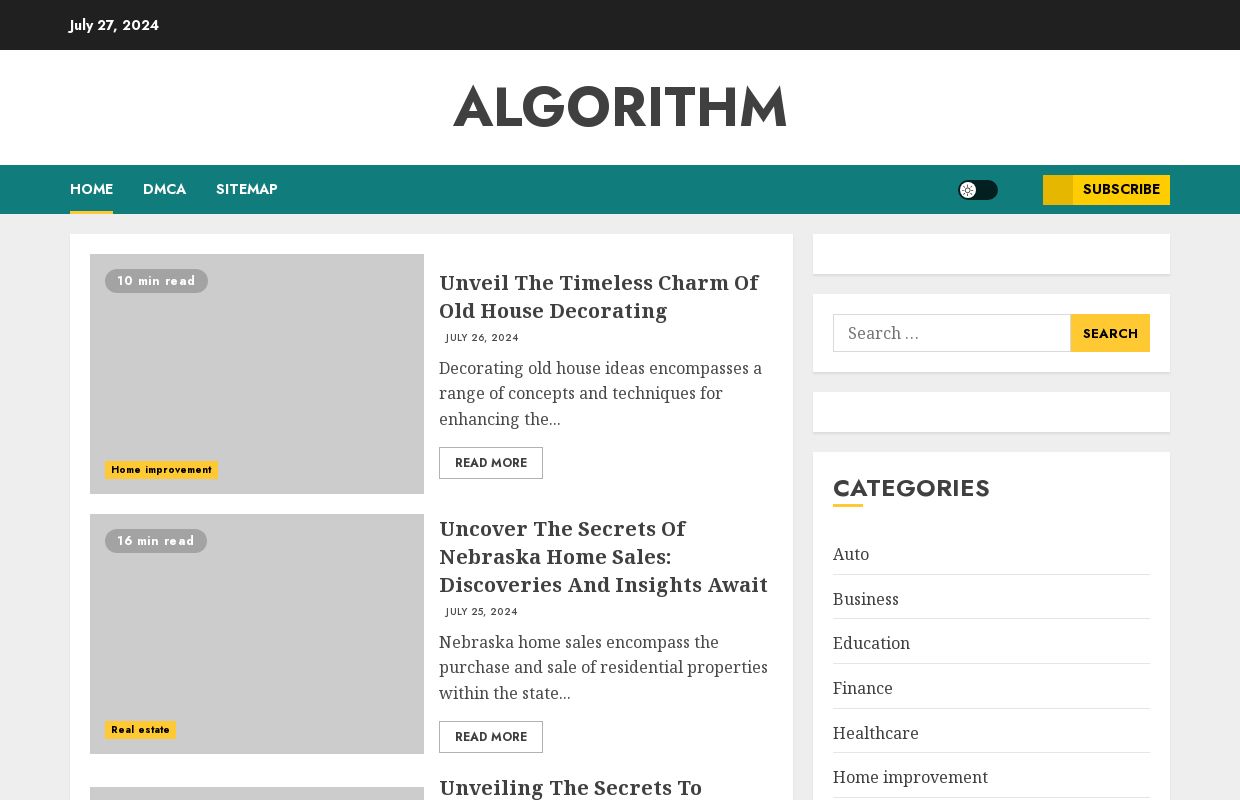 Algorithm
