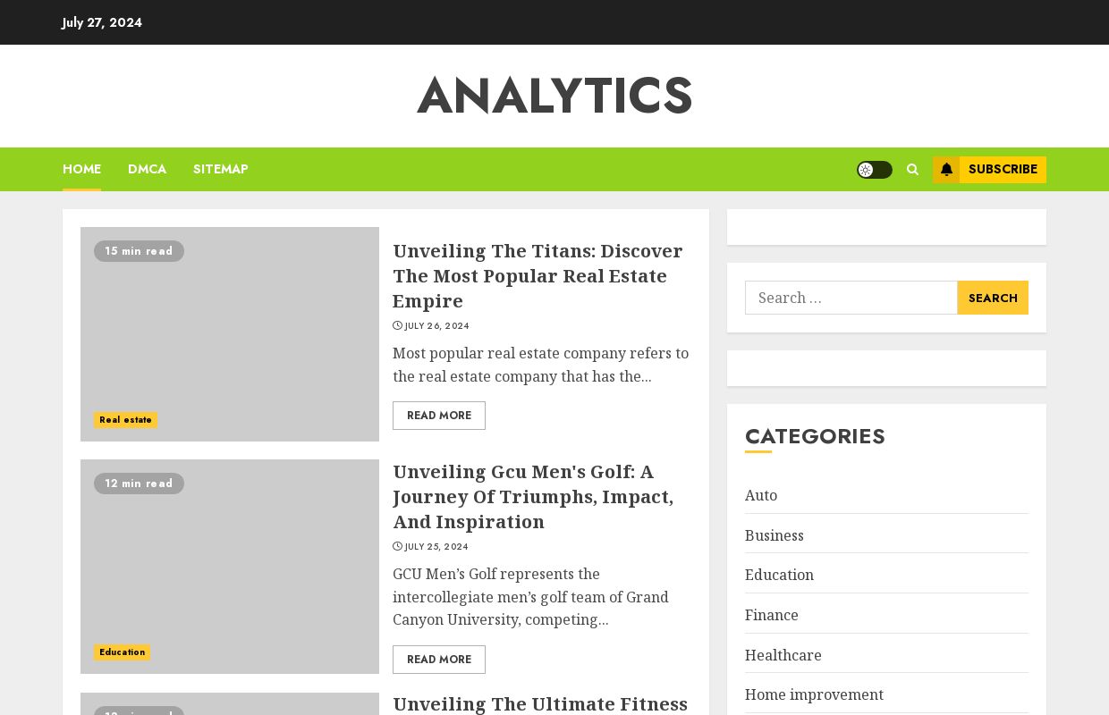 Analytics