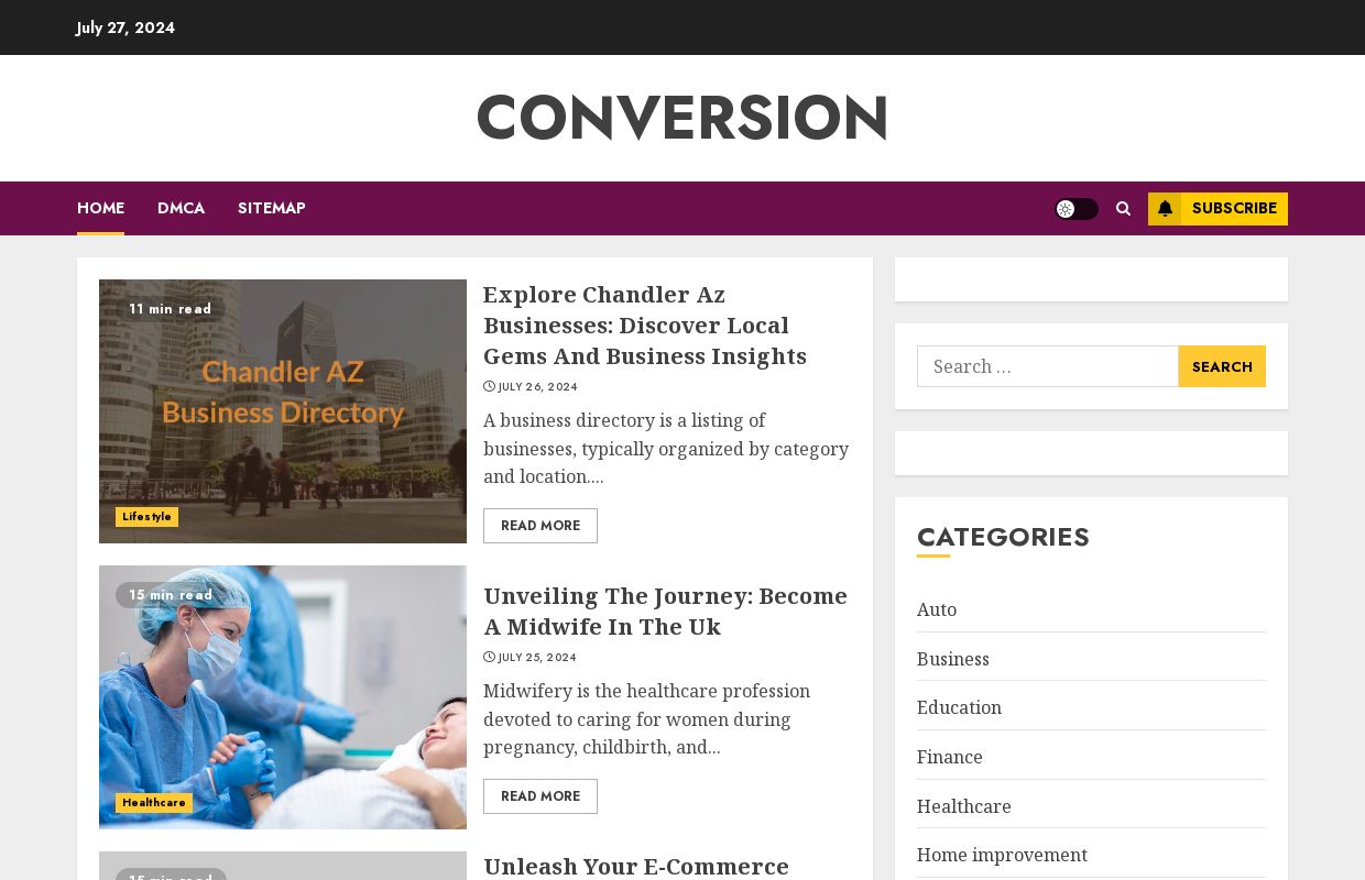 Conversion