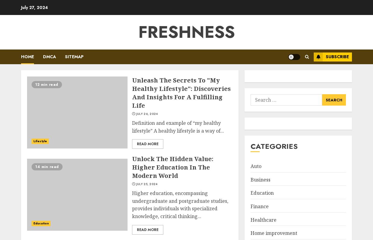 Freshness