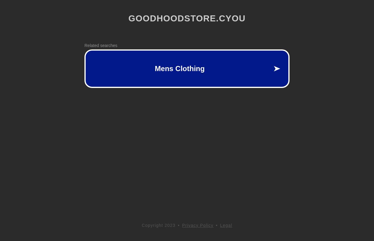 Goodhoodstore – My WordPress Blog