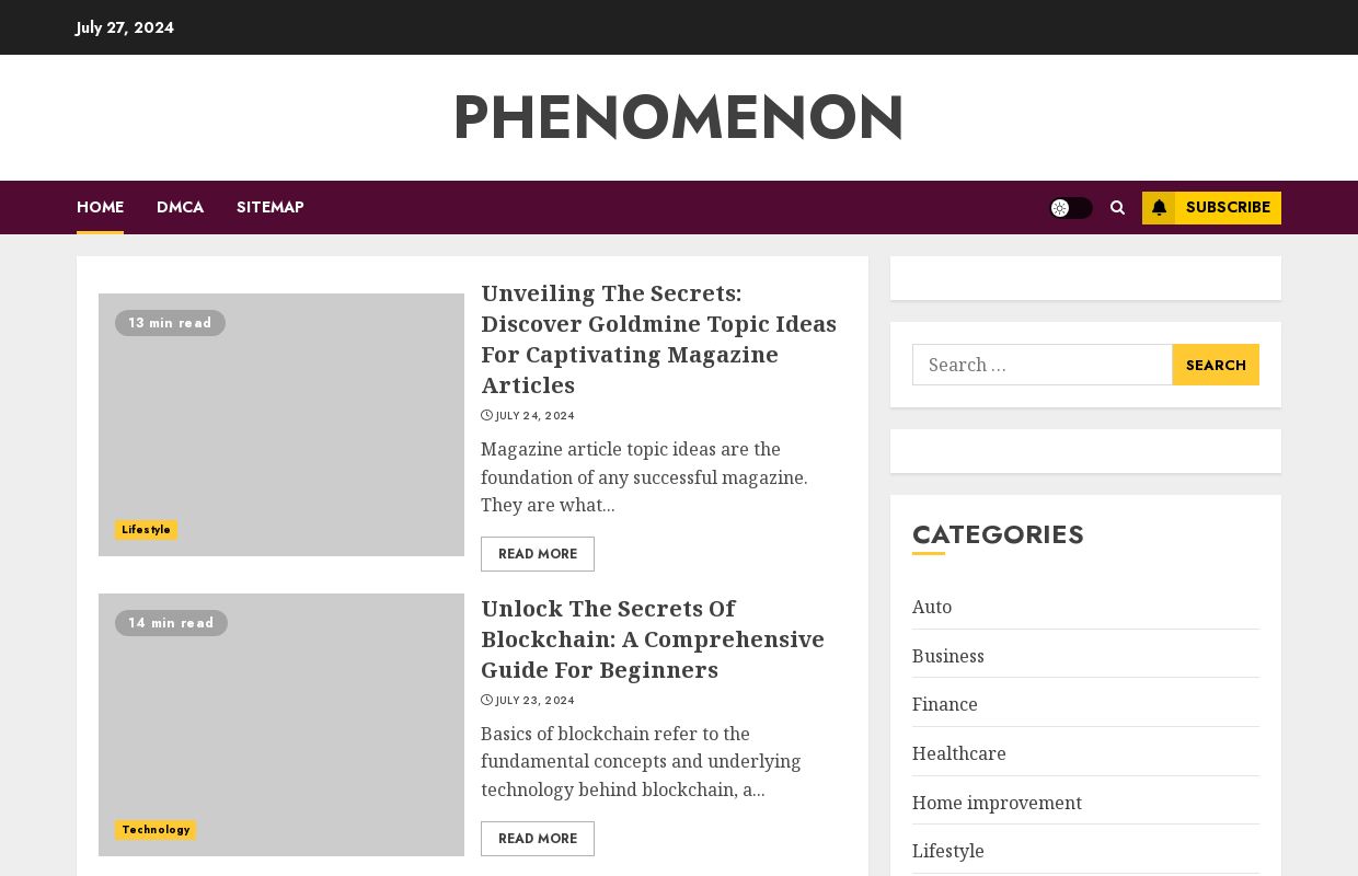 Phenomenon