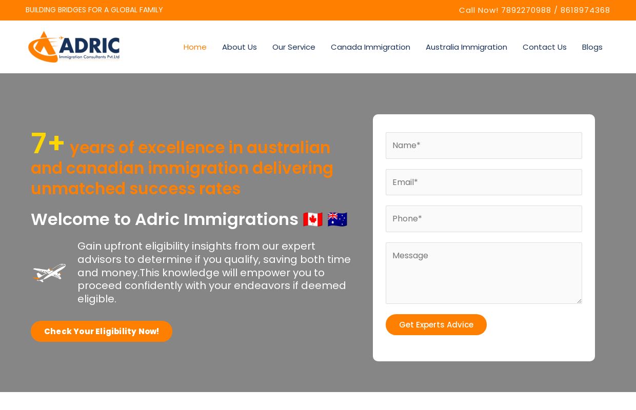 Best Immigration Consultants in Bangalore | Adric Immigration