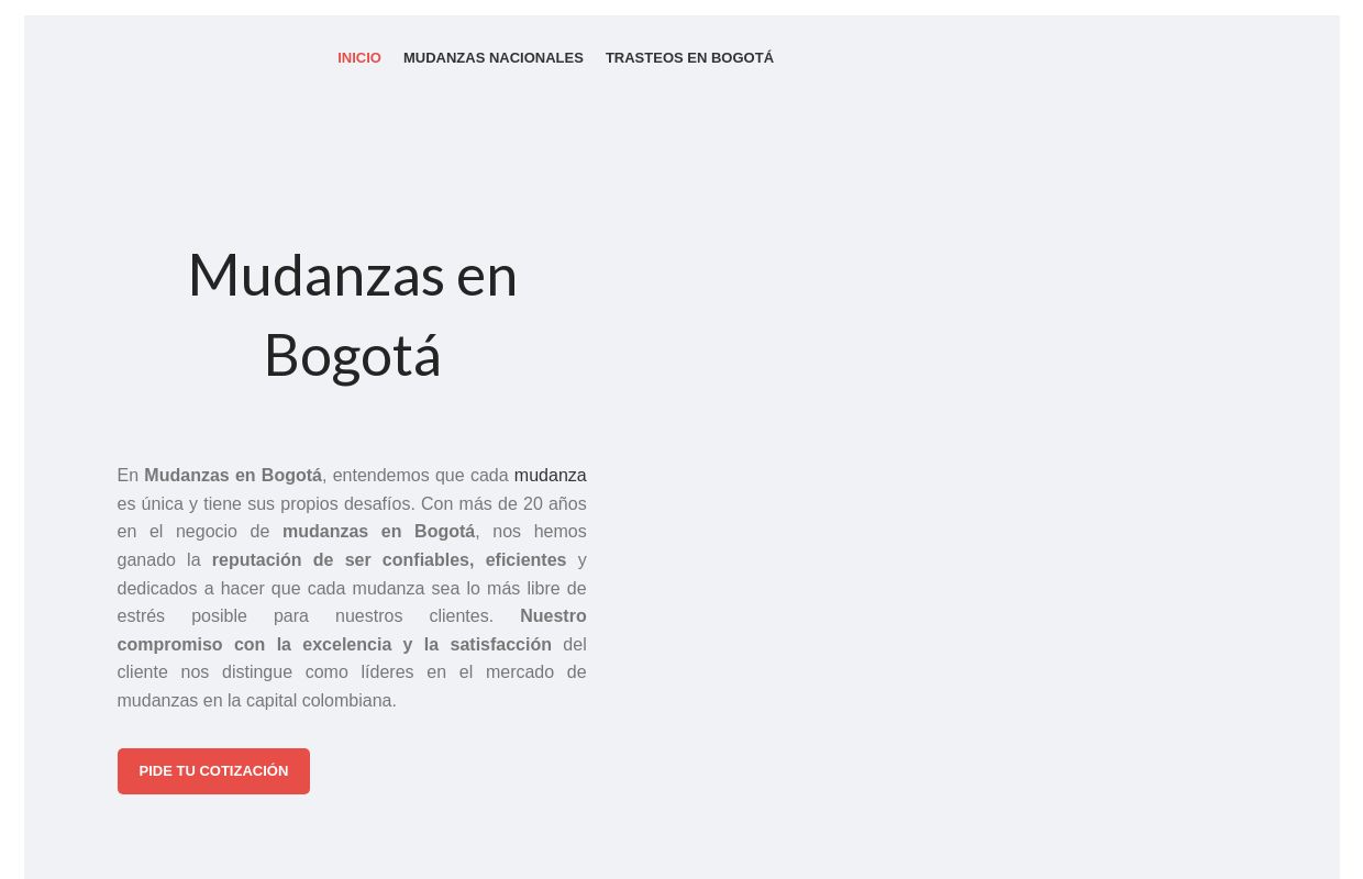 Mudanzas en Bogotá ☎️
