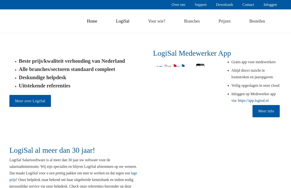LogiSal Salarissoftware voor de Salarisadministratie