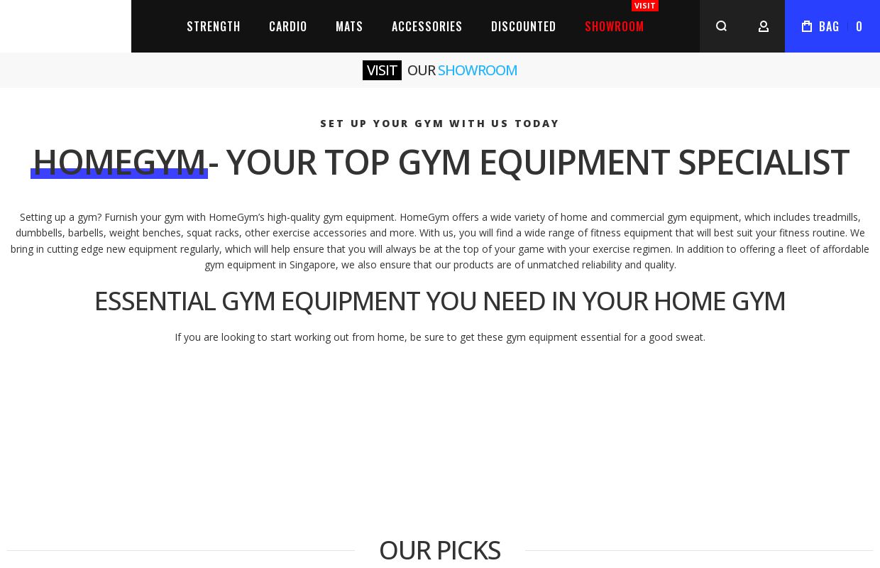 Buy Gym and Fitness Equipment Online in Singapore - Home Gym Singapore