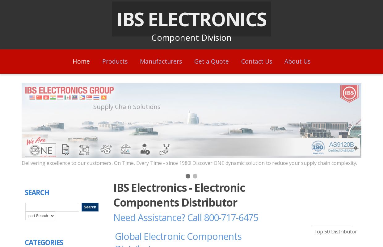 Electronic Components & Parts Distributor | IBS Electronics