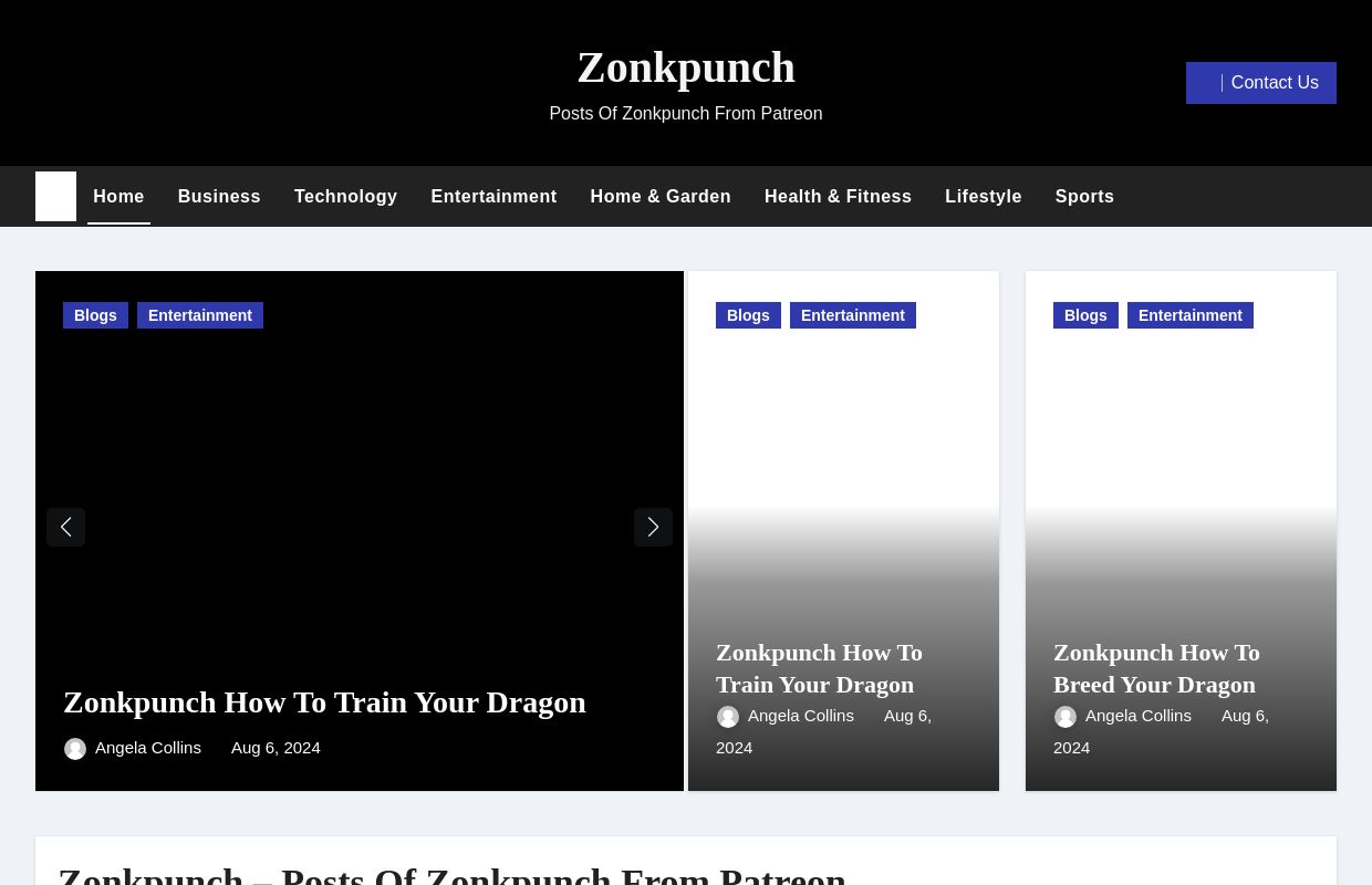 Zonkpunch | Posts Of Zonkpunch From Patreon