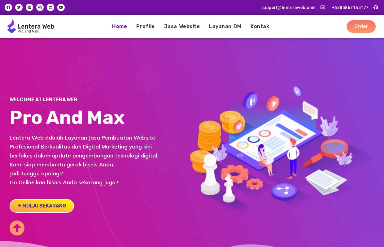 Lentera Web : Jasa Pembuatan Website Terbaik Profesional #1