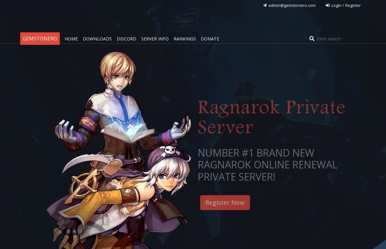 
      GemstoneRO - Ragnarok Online Private Servers - Renewal
    