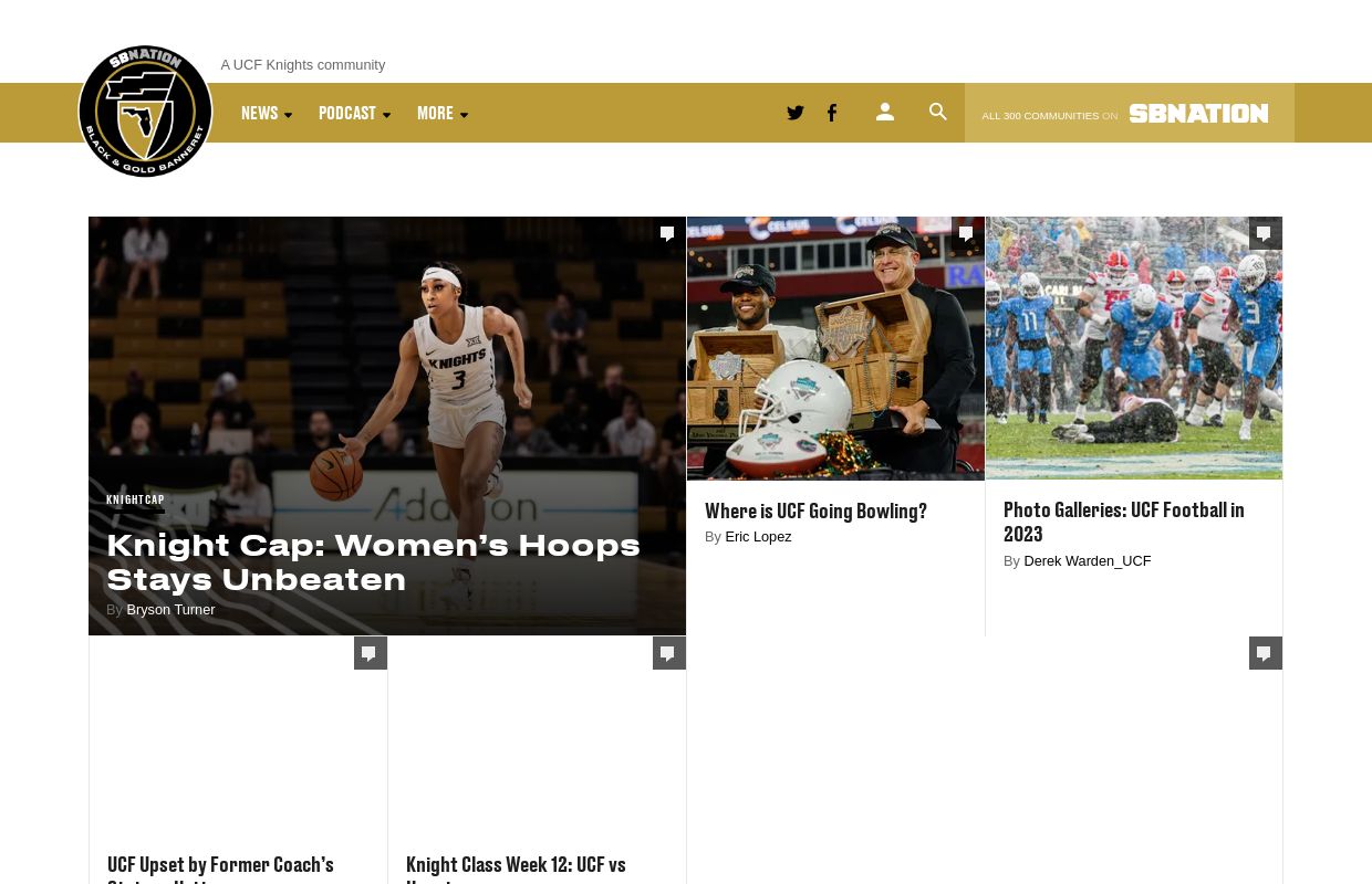 Black & Gold Banneret, A UCF Knights community