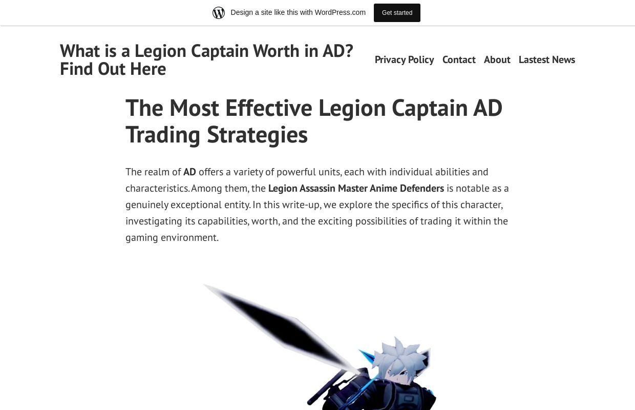 What is a Legion Captain Worth in AD? Find Out Here